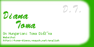 diana toma business card